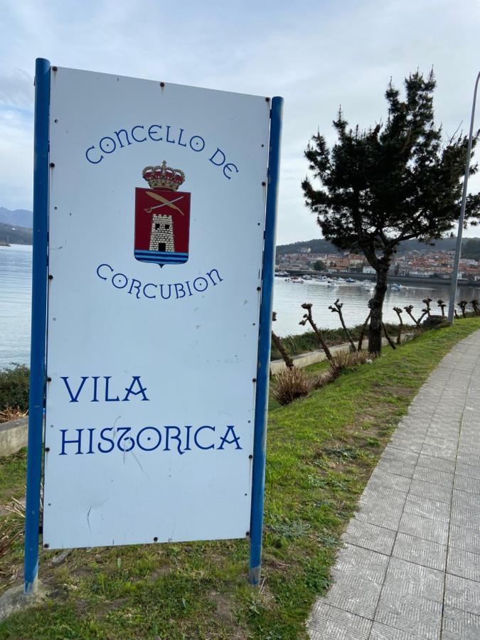 Apartamento Corcubion Playa De Quenxe Eksteriør billede