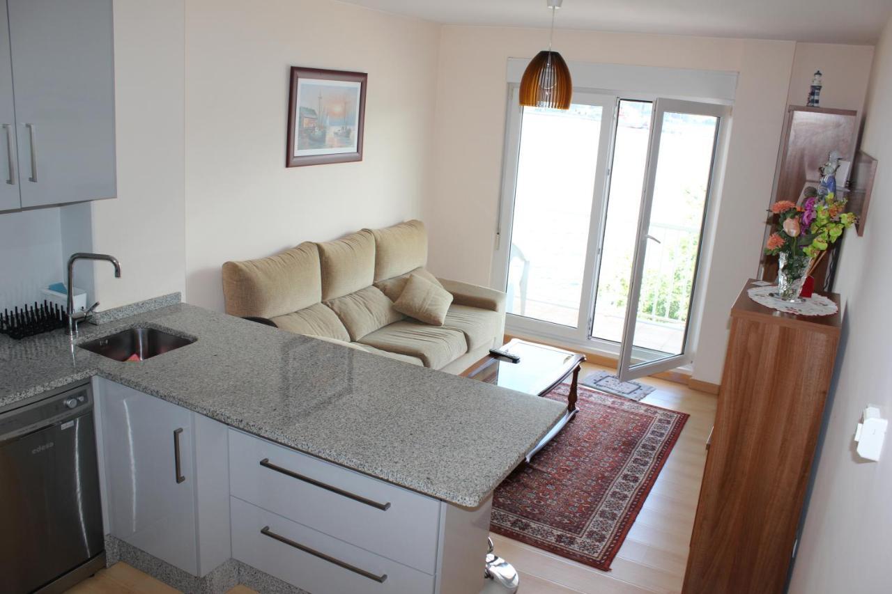 Apartamento Corcubion Playa De Quenxe Eksteriør billede